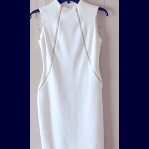 White Calvin Klein Midi Dress
